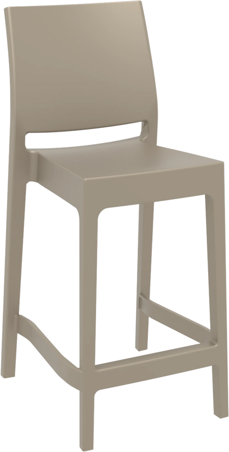 FL Maya Hospitality Outdoor Stackable Counter Stool