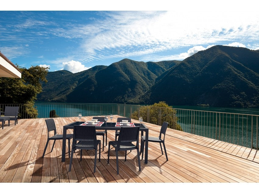FL Verona Rattan Look Hospitality Chair
