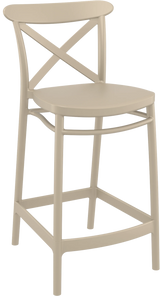 FL Crossback Hospitality Outdoor Counter Stool