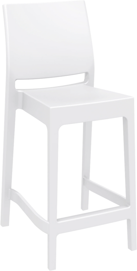 FL Maya Hospitality Outdoor Stackable Counter Stool