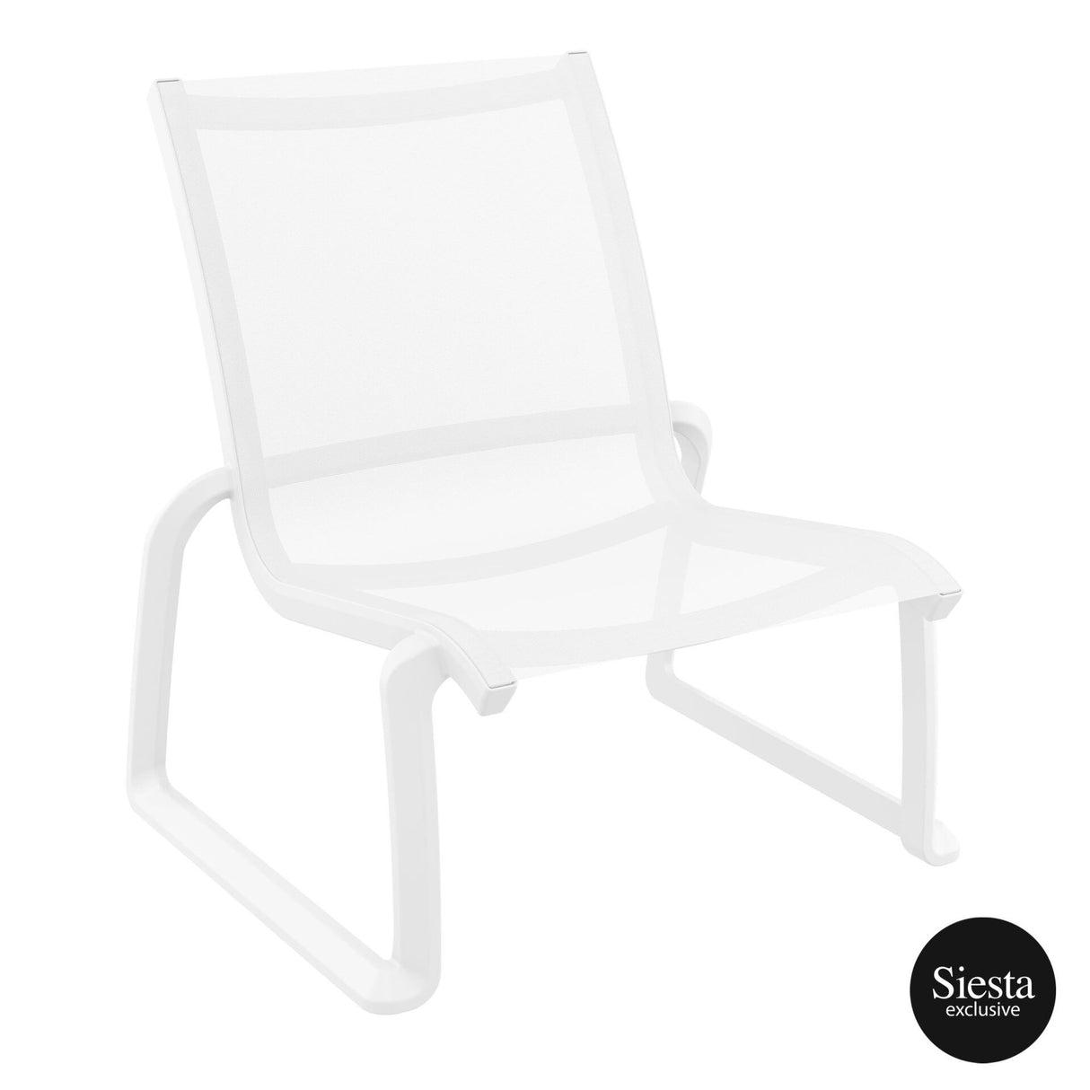 FL Pacific Hospitality Outdoor Stackable Lounge Chair