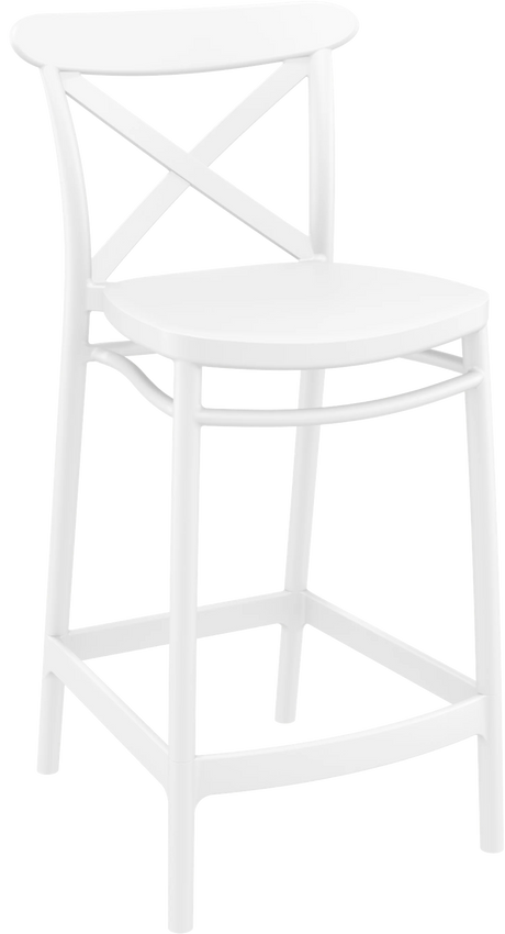 FL Crossback Hospitality Outdoor Counter Stool