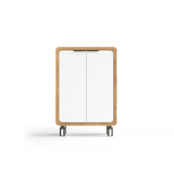 OL Rover 3 Tier Mobile Cupboard with Acoustic Pinnable Board