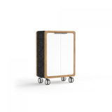 OL Rover 3 Tier Mobile Cupboard with Acoustic Pinnable Board