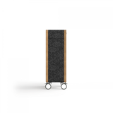 OL Rover 3 Tier Mobile Cupboard with Acoustic Pinnable Board
