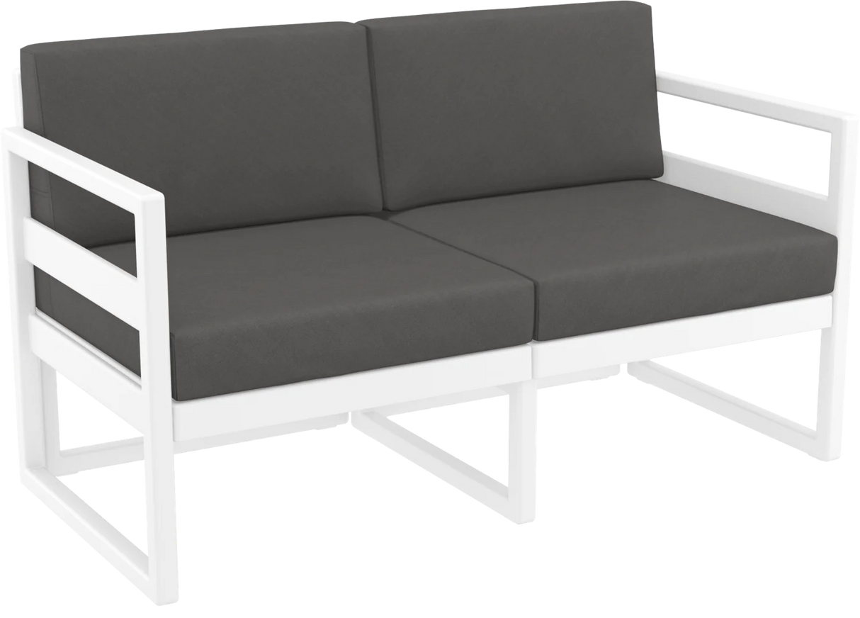 FL Mykonos Hospitality Outdoor 2 Seater Lounge with Cushion