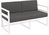 FL Mykonos Hospitality Outdoor 2 Seater Lounge with Cushion