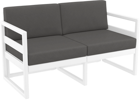 FL Mykonos Hospitality Outdoor 2 Seater Lounge with Cushion