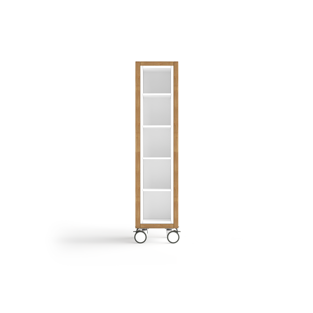 OL Rover Portable Glass Whiteboard with Storage Compartments