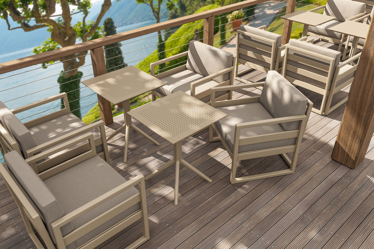 FL Mykonos Hospitality Outdoor Lounge Armchair