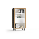 OL Rover 4 Tier Bookshelf with Acoustic Pinnable Board