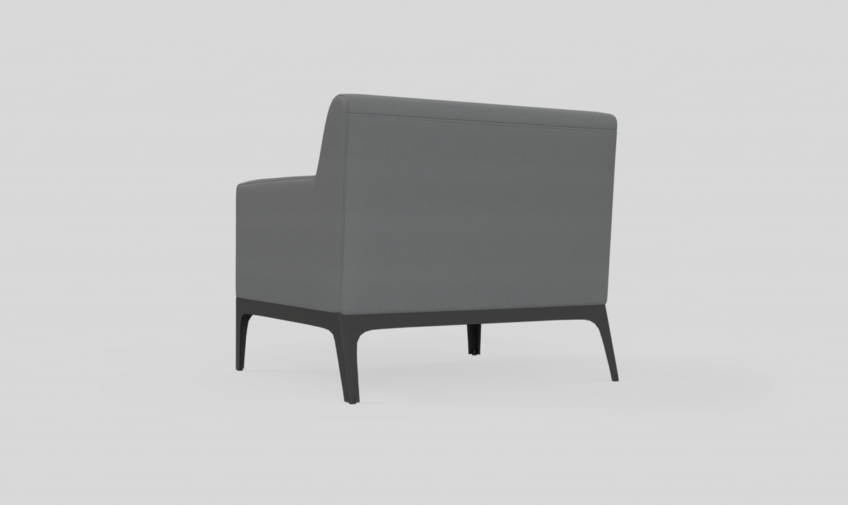 OL Cedar PU Leather Upholstered Single Seater Breakout Lounge