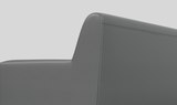 OL Cedar PU Leather Upholstered Single Seater Breakout Lounge
