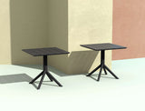 FL Siesta Paris Outdoor Square Dining Table - 70cm