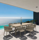 FL Siesta Portofino Hospitality Outdoor Stackable Armchair