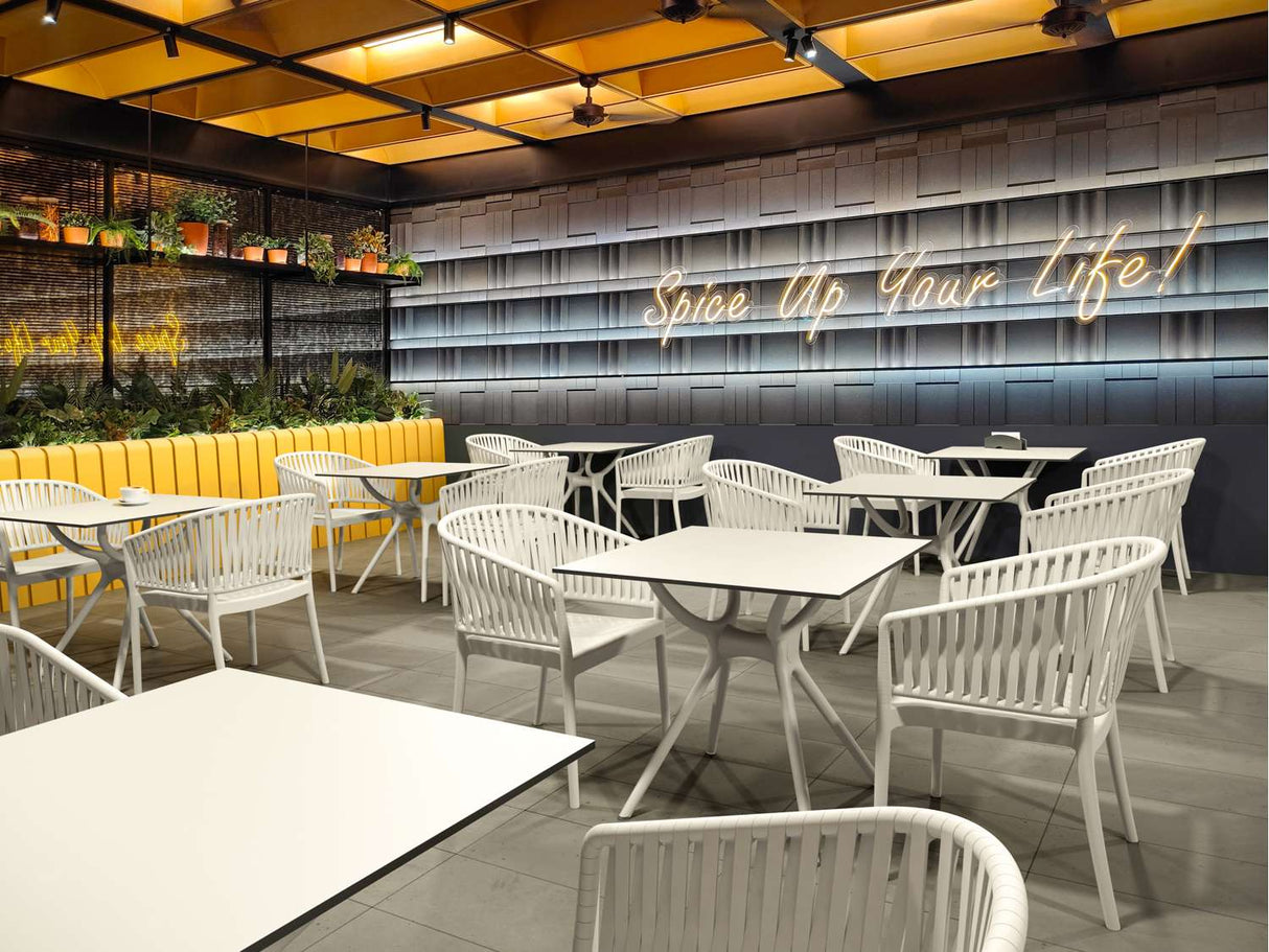 FL Siesta Portofino Hospitality Outdoor Stackable Armchair