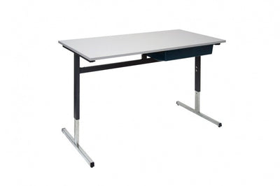 DD T-Leg Student Double Desk with Storage Tub