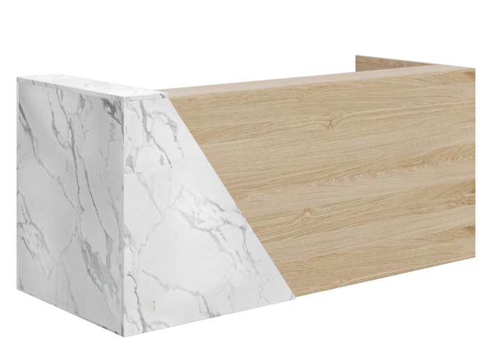 DD Merri Bevel End Premium Reception Counter