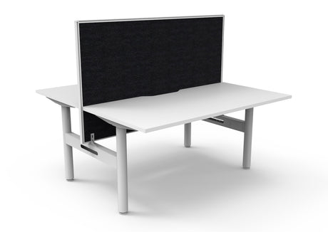 RL Halo Static Back to Back 2 User Workstation with Framed Screen