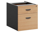 DD CC Plus 1 Drawer 1 File Drawer Under Desk Freestanding Pedestal