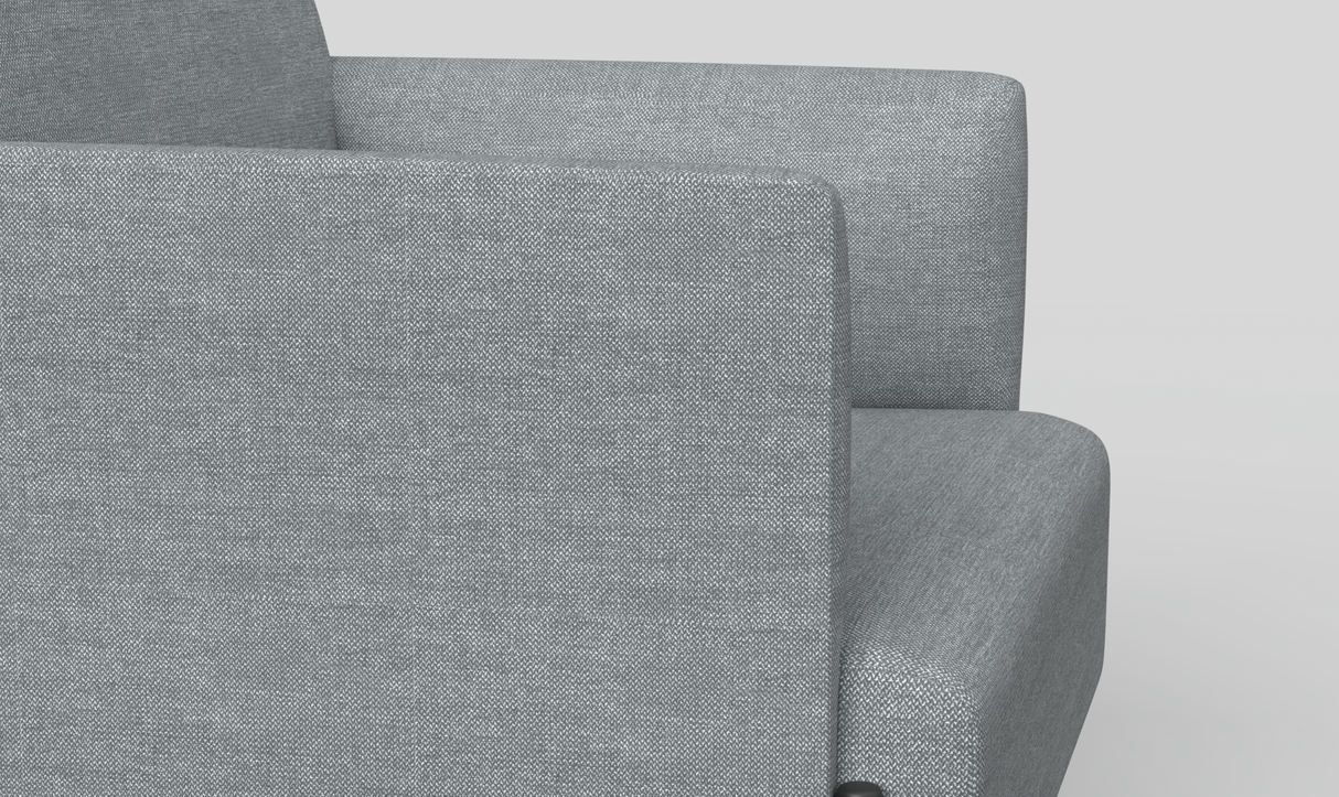 OL Avalon Fabric Upholstered Reception Area 3 Seater Sofa