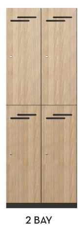 DD 2 Door Melamine Board Lockers