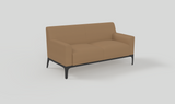 OL Cedar PU Leather Upholstered 2 Seater Breakout Lounge