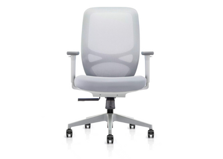 DD Zane Mesh Back Light Grey Task Chair