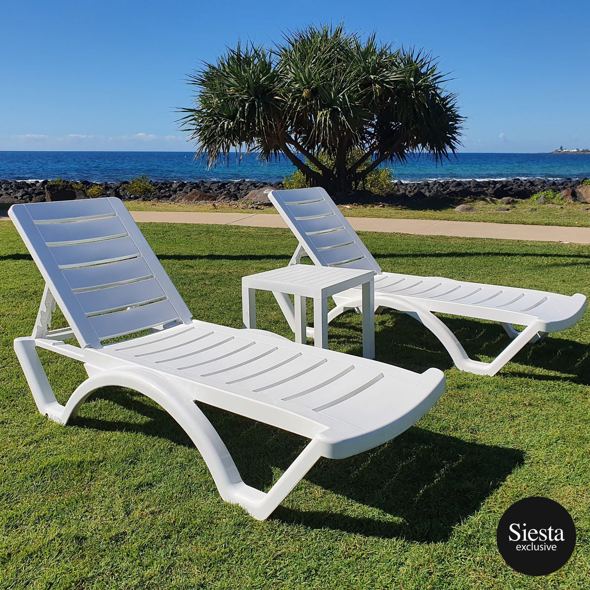 FL Aqua Sunlounger 3 Pieces Package