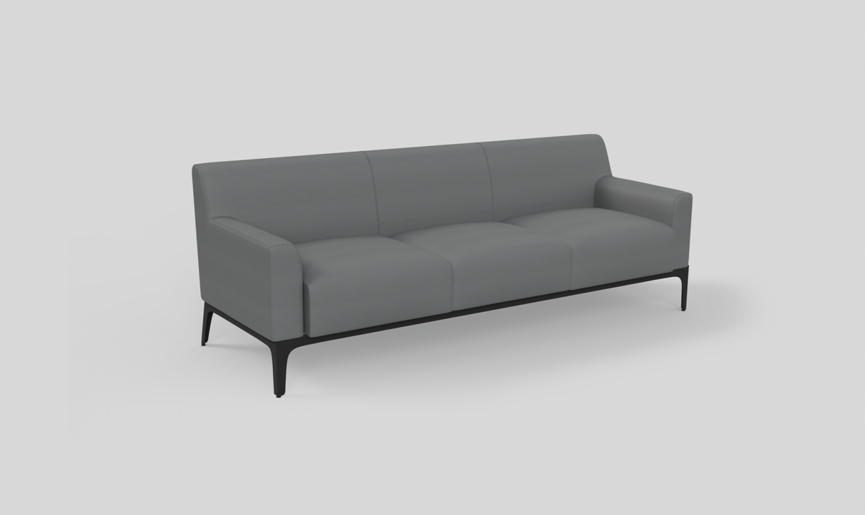 OL Cedar PU Leather Upholstered 3 Seater Breakout Lounge