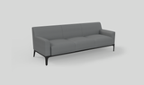 OL Cedar PU Leather Upholstered 3 Seater Breakout Lounge