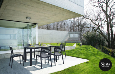 FL Ares Balcony Table Setting with 6 Chairs