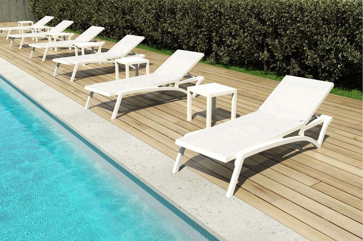 FL Pacific Hospitality Stackable Sunlounger