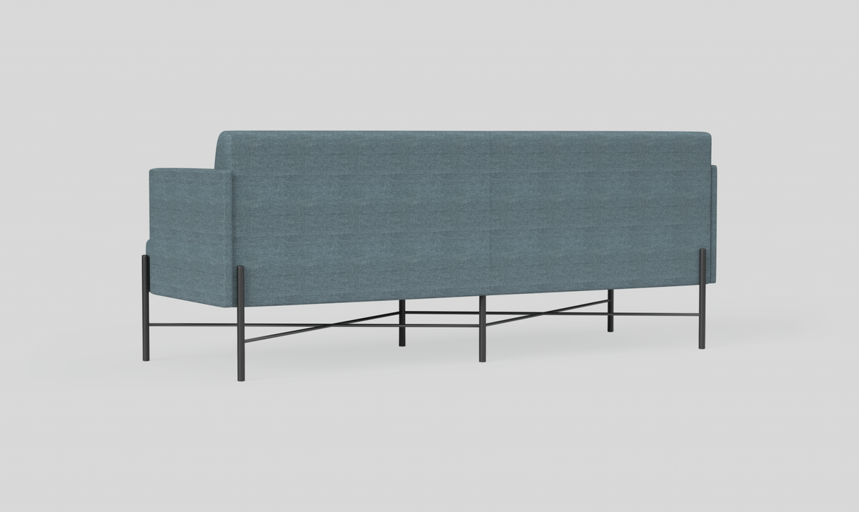 OL Avalon Fabric Upholstered Reception Area 3 Seater Sofa