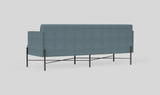 OL Avalon Fabric Upholstered Reception Area 3 Seater Sofa