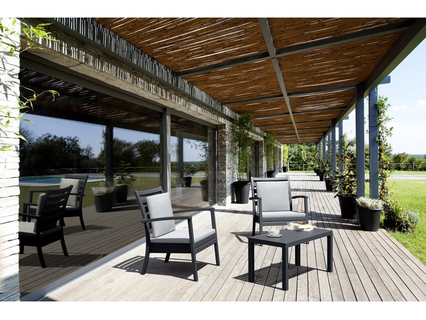FL Artemis Hospitality Outdoor Armchair with Seat Cushion
