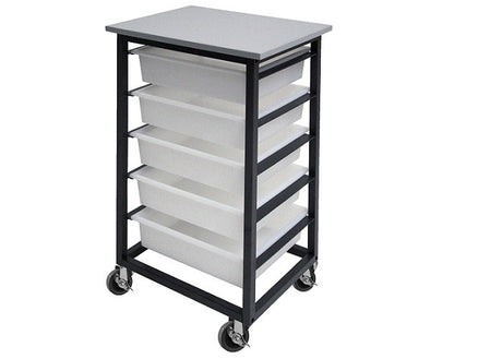 DD Mobile Tote Box Metal Trolley