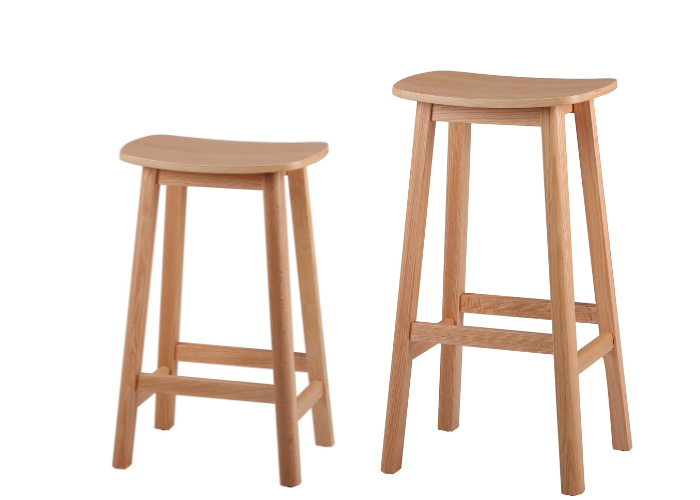 DD Lilipad Solid Timber Bar Stool