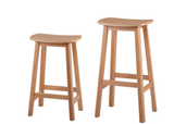 DD Lilipad Solid Timber Bar Stool