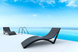 FL Slim Hospitality Stackable Sunlounger with Cushion & Pillow