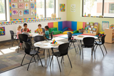 MA Anne Metal Legs Education Armchair