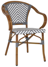 EZ Amalfi Synthetic Wicker Aluminium Frame Outdoor Armchair