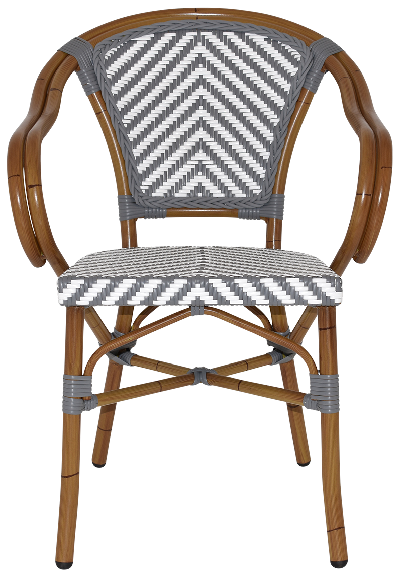 EZ Amalfi Synthetic Wicker Aluminium Frame Outdoor Armchair
