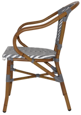 EZ Amalfi Synthetic Wicker Aluminium Frame Outdoor Armchair
