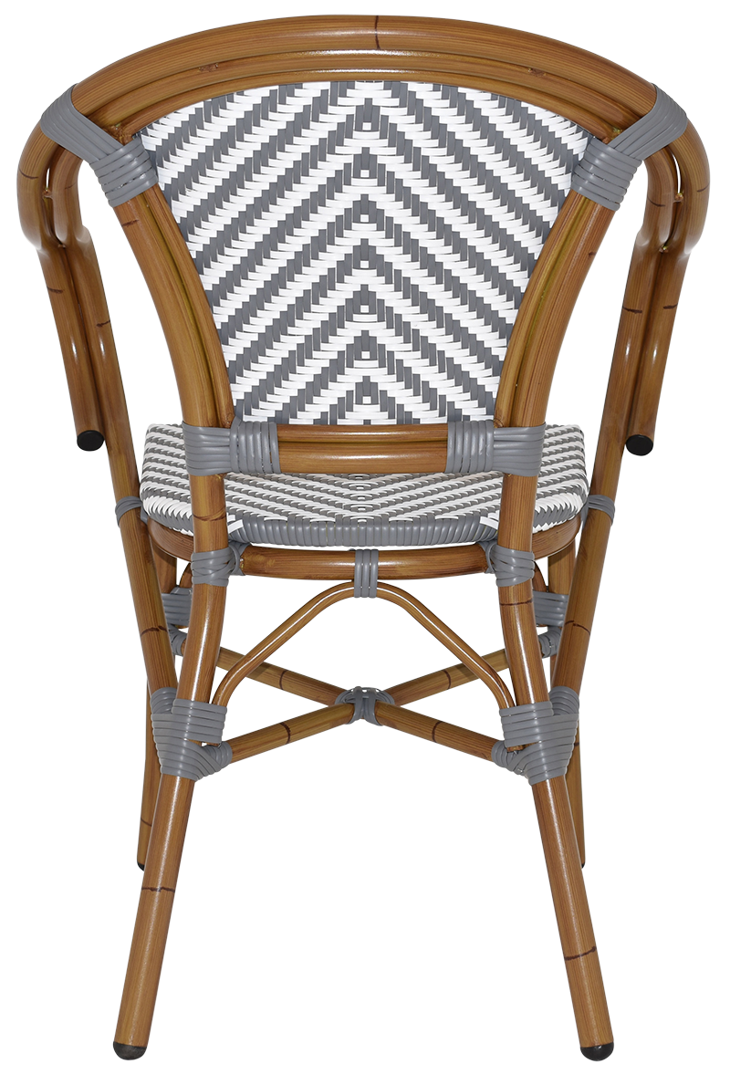 EZ Amalfi Synthetic Wicker Aluminium Frame Outdoor Armchair