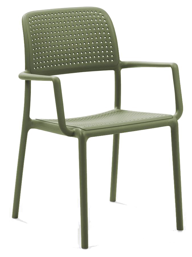 EZ Bora Hospitality Outdoor Stackable Dining Armchair