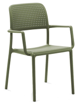 EZ Bora Hospitality Outdoor Stackable Dining Armchair