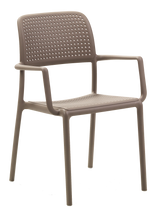 EZ Bora Hospitality Outdoor Stackable Dining Armchair