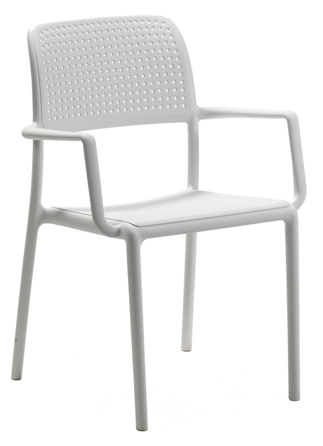 EZ Bora Hospitality Outdoor Stackable Dining Armchair