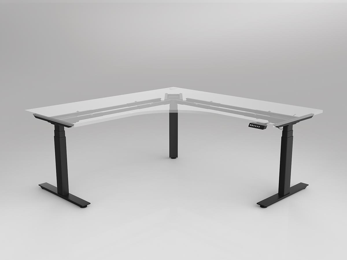 OL Agile Height Adjustable Workstation Frame for 90° or 120° Worktops